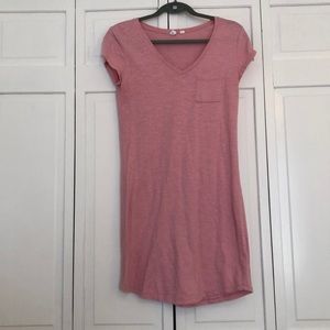 Blush GAP Tee Shirt Dress